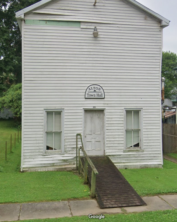 Google Maps photo of the Alton Town Hall building, formerly IOOF